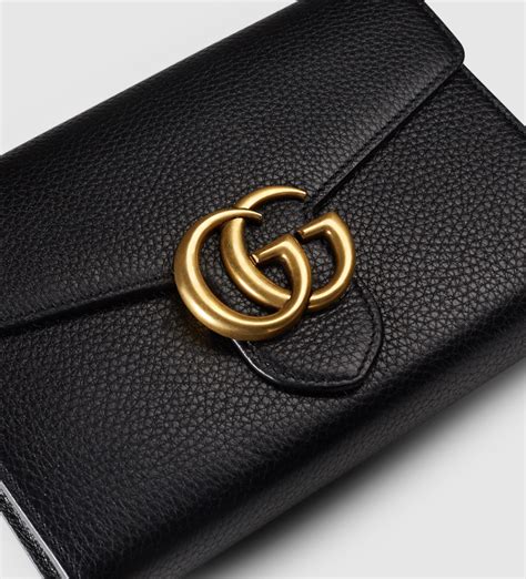 gucci compact wallet chain|Gucci small wallet on chain.